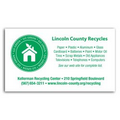 Go Green Business Card Magnet